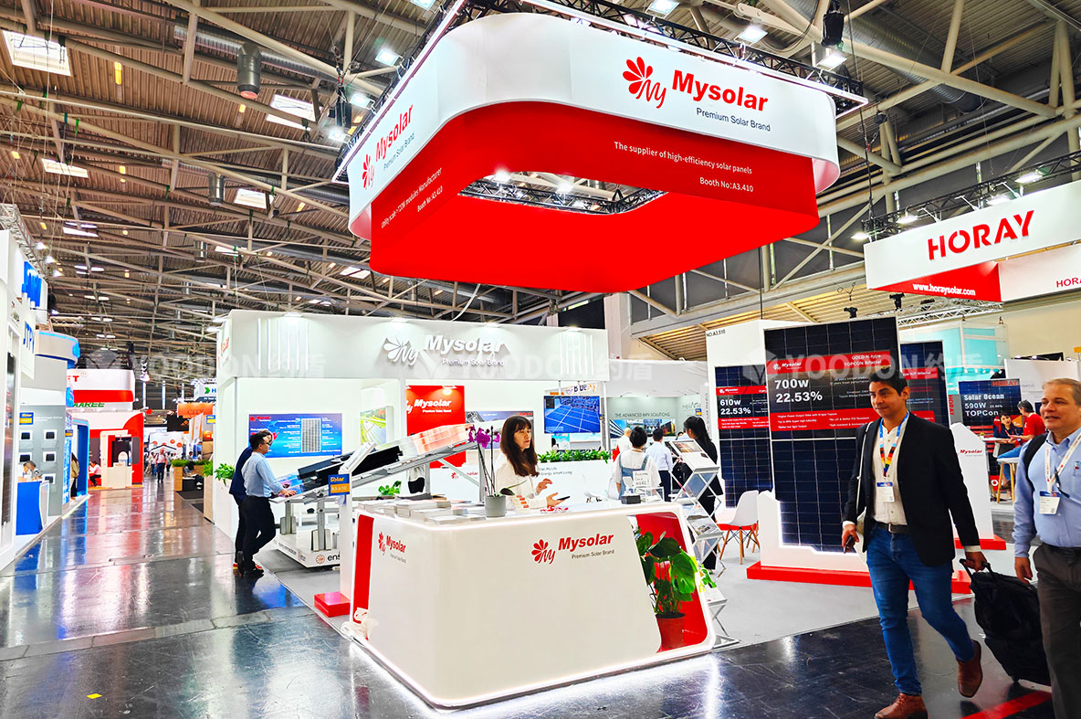 Mysolar_德國光伏展臺搭建