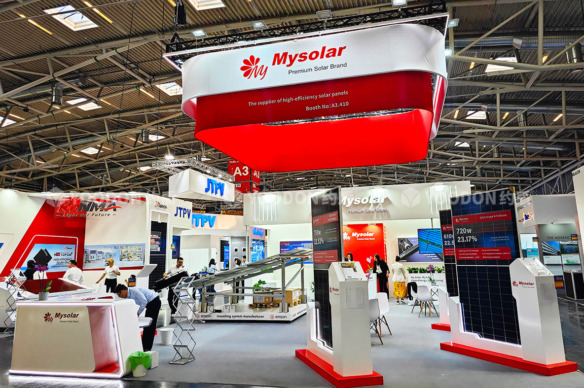 Mysolar_德國光伏展臺搭建