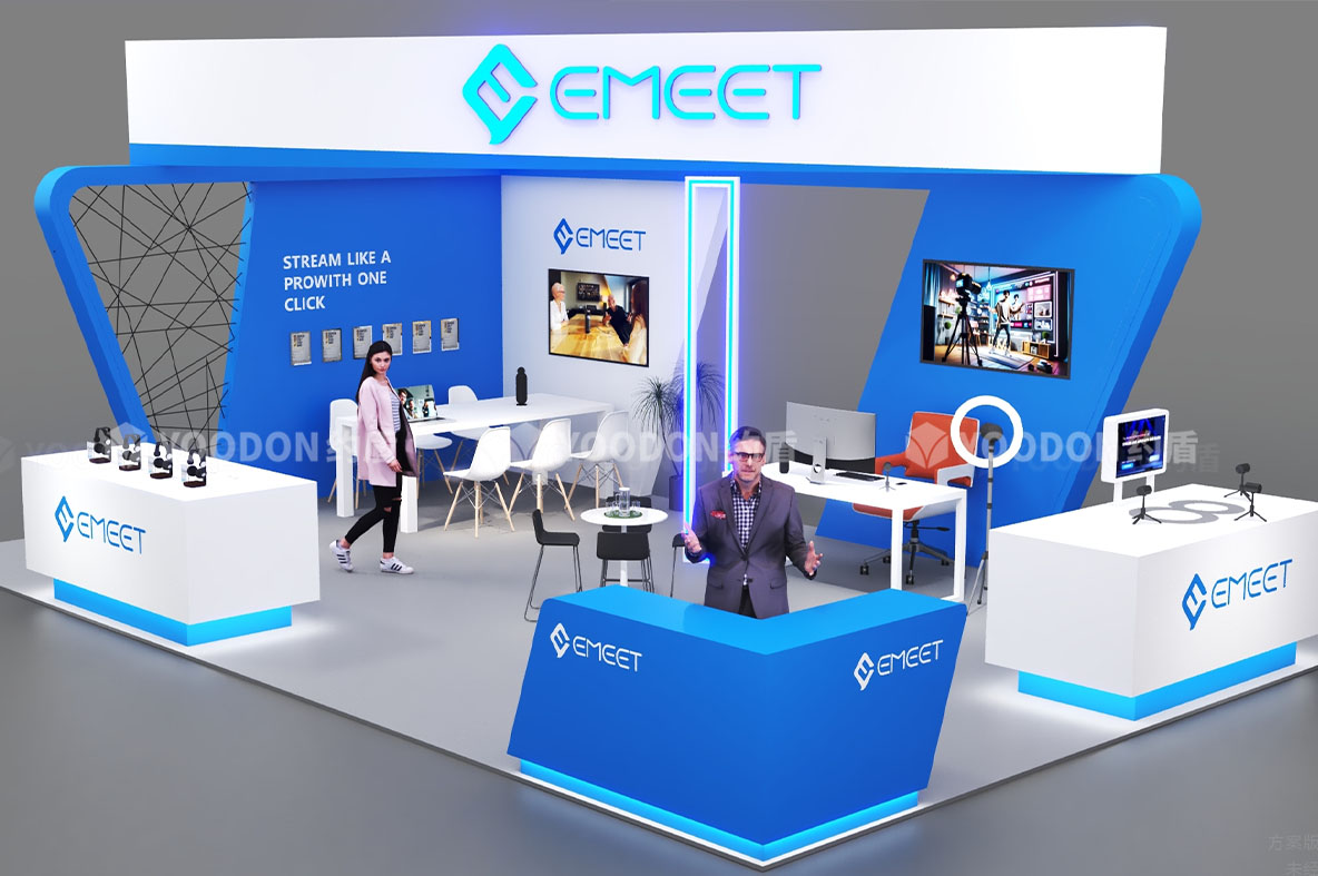 EMEET_美國展臺搭建
